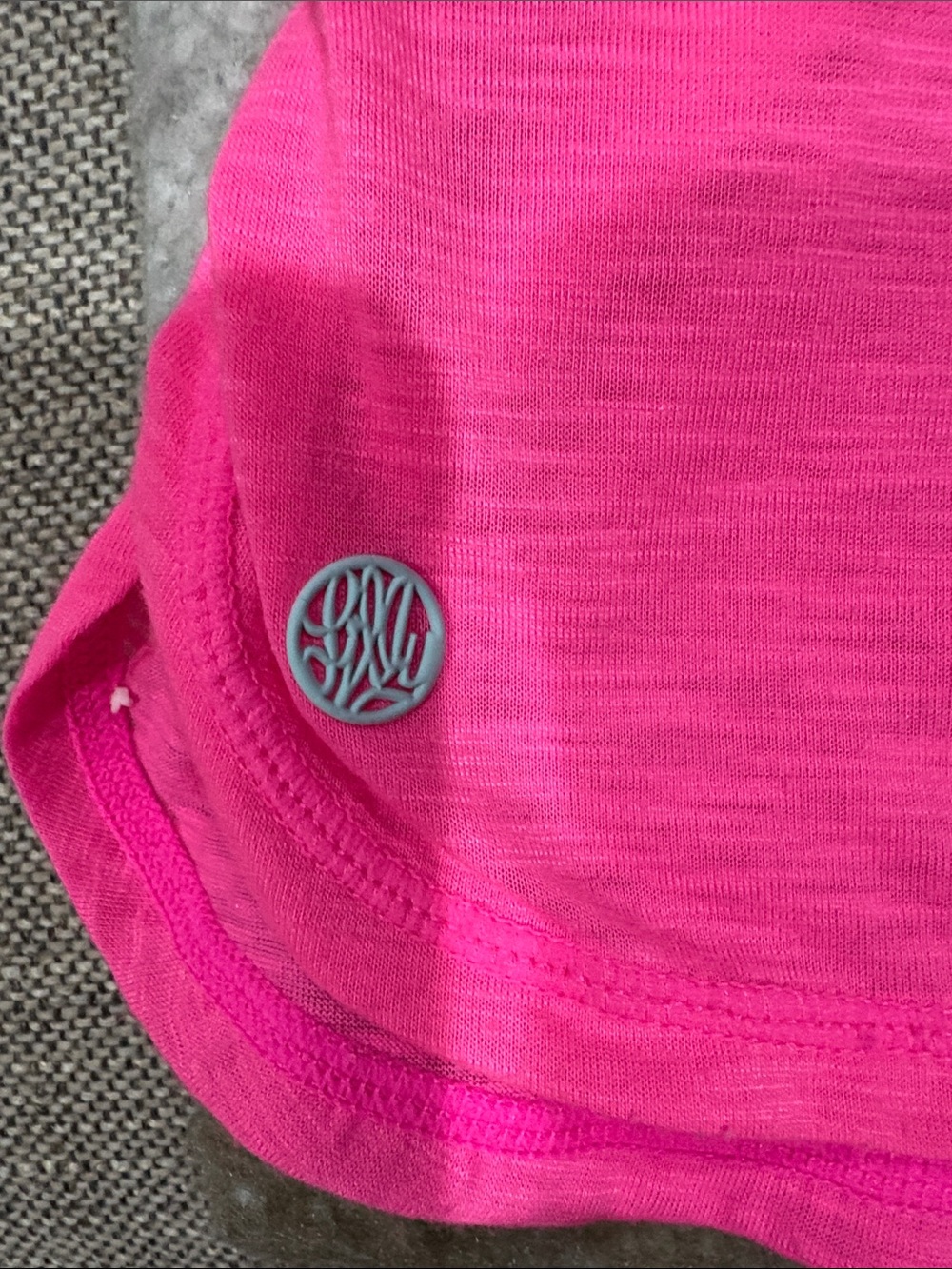 Lilly Pulitzer Hot Pink Racerback Tank Top - Picture 2 of 4